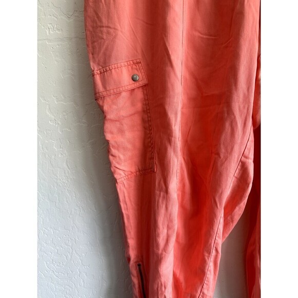 Lane Bryant Orange Pull on Trousers Woman's Size 26/28 Elastic Waist summer - Picture 16 of 16